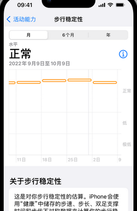 揭西iPhone手机维修如何在iPhone开启'步行稳定性通知'