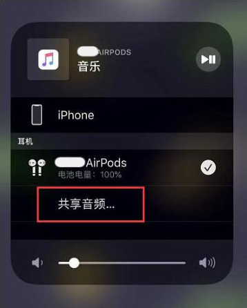 揭西苹果14音频维修点分享iPhone14音频共享设置方法 